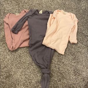 Set of 3 Kate Quinn knotted gowns